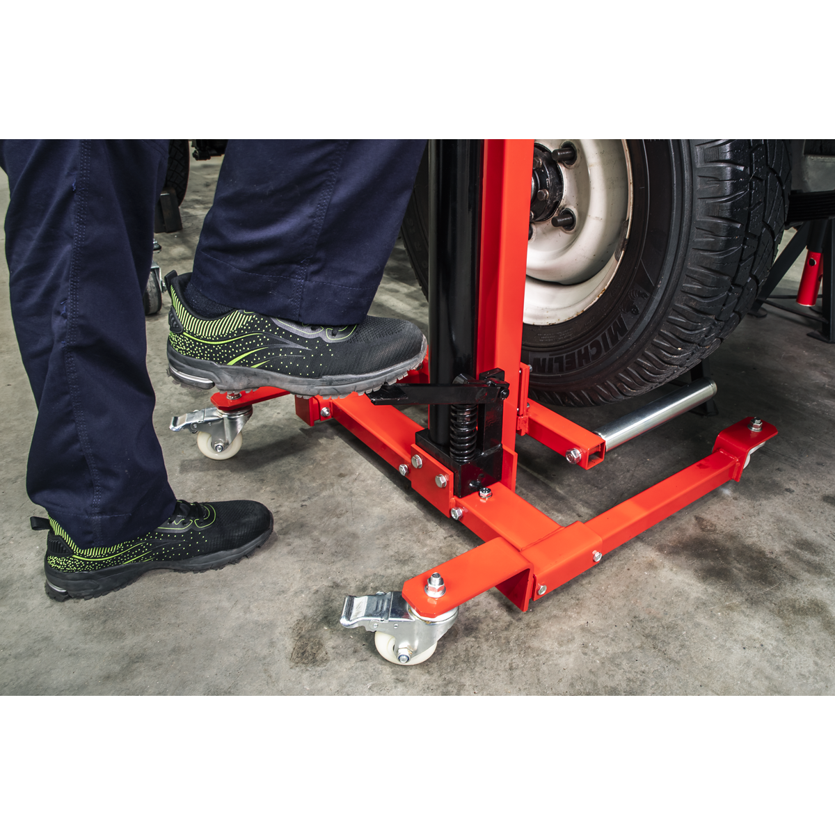 Quick Lift Wheel Removal/Lifter Trolley 80kg
