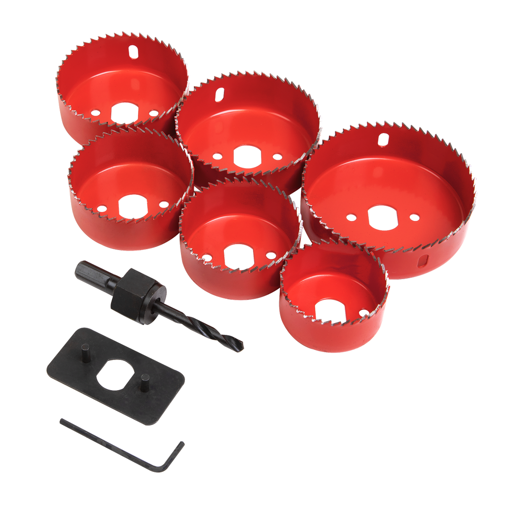 Worksafe® Downlight Hole Saw Kit 9pc