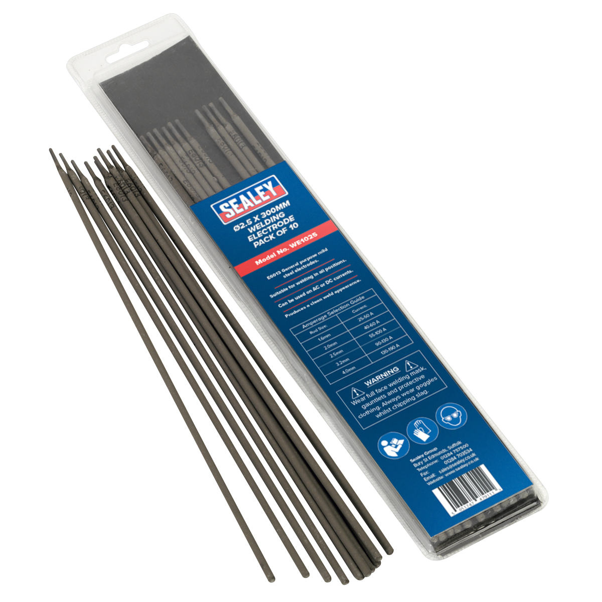 Welding Electrode 2.5 x 300mm - Pack of 10
