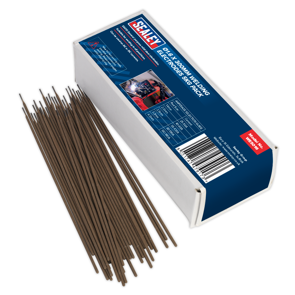 Welding Electrodes 1.6 x 300mm - 5kg Pack