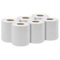 2-Ply Embossed White Paper Roll 60m - Pack of 6