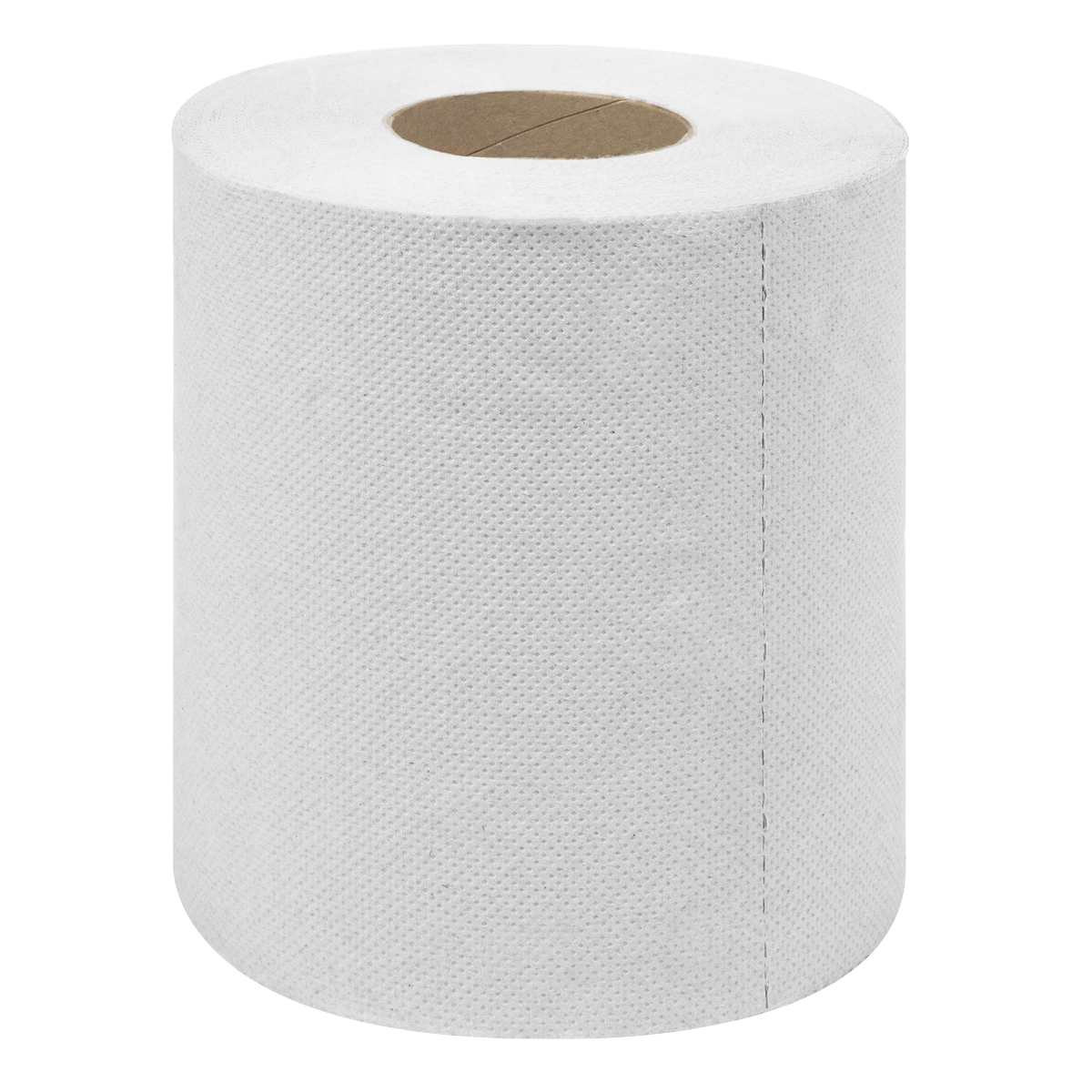 2-Ply Embossed White Paper Roll 60m - Pack of 6