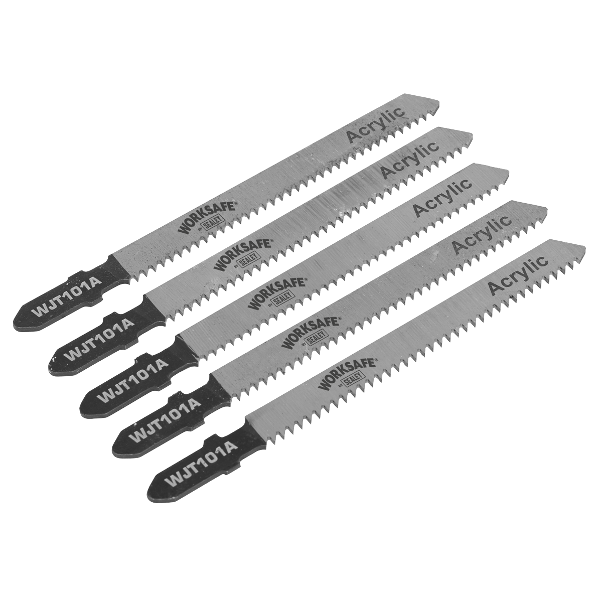 Worksafe® Jigsaw Blade for Metal 75mm 12tpi - Pack of 5