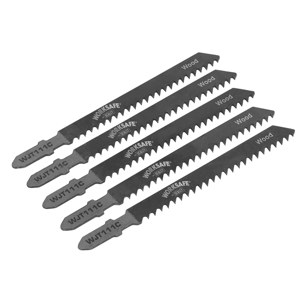 Jigsaw Blade for Soft Wood & Plastics 75mm 8tpi - Pack of 5