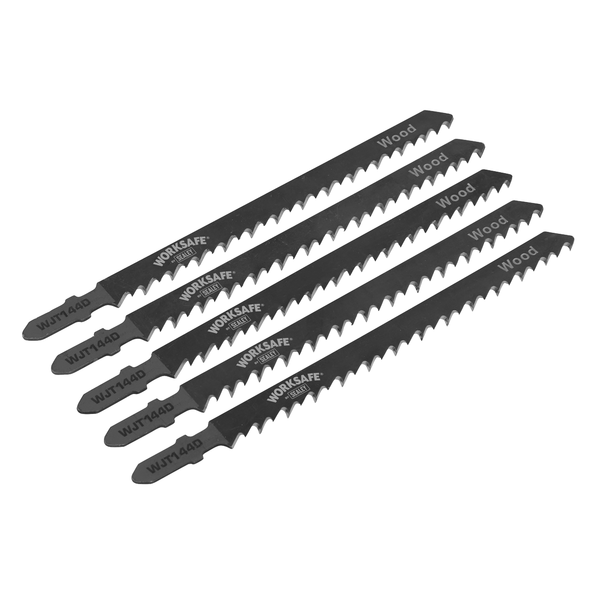Jigsaw Blade for Wood 75mm 6tpi - Pack of 5