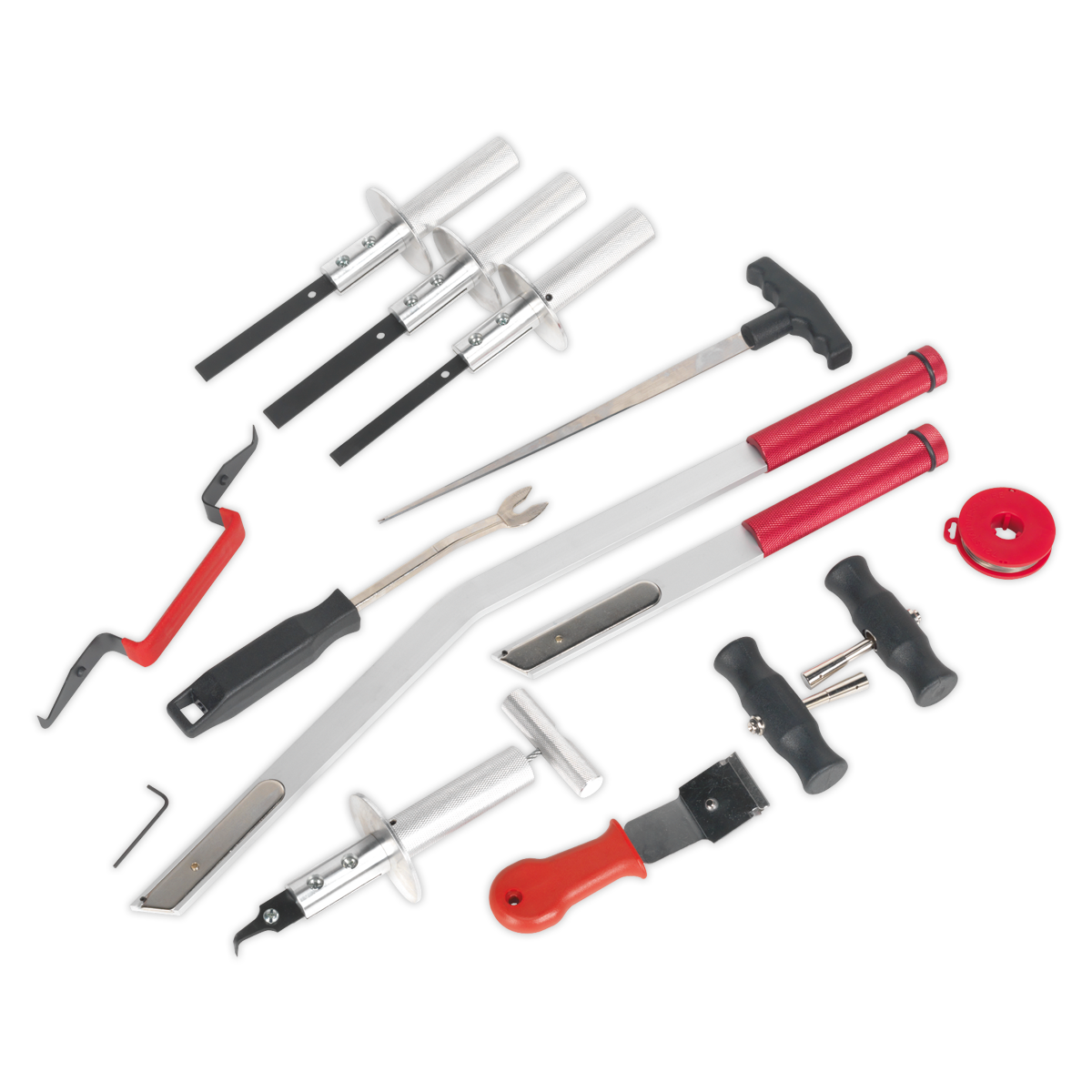 Windscreen Removal Tool Kit 14pc