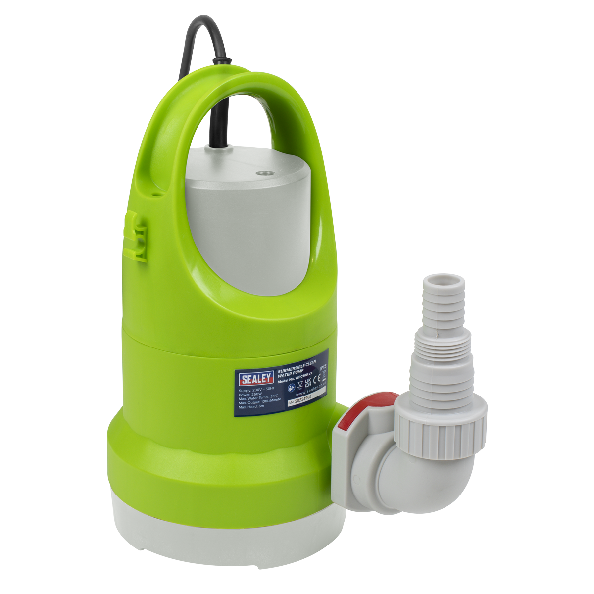 Submersible Clean Water Pump 100L/min 230V