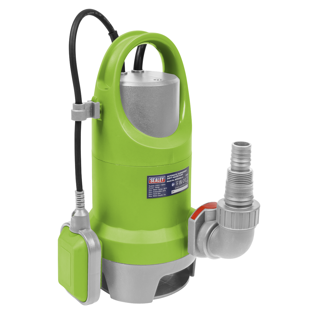 Automatic Submersible Dirty Water Pump 225L/min 230V