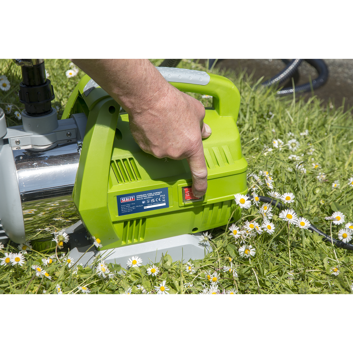 Stainless Steel Surface Mounting Water Pump, 55L/min, 800W (WPS062S)
