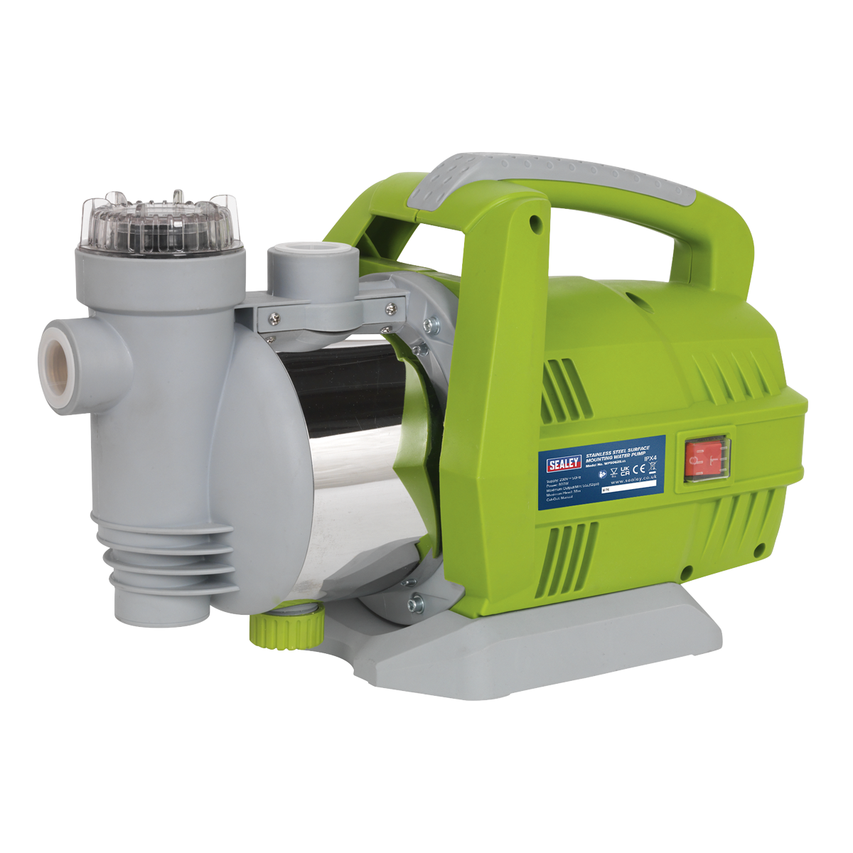 Stainless Steel Surface Mounting Water Pump, 55L/min, 800W (WPS062S)