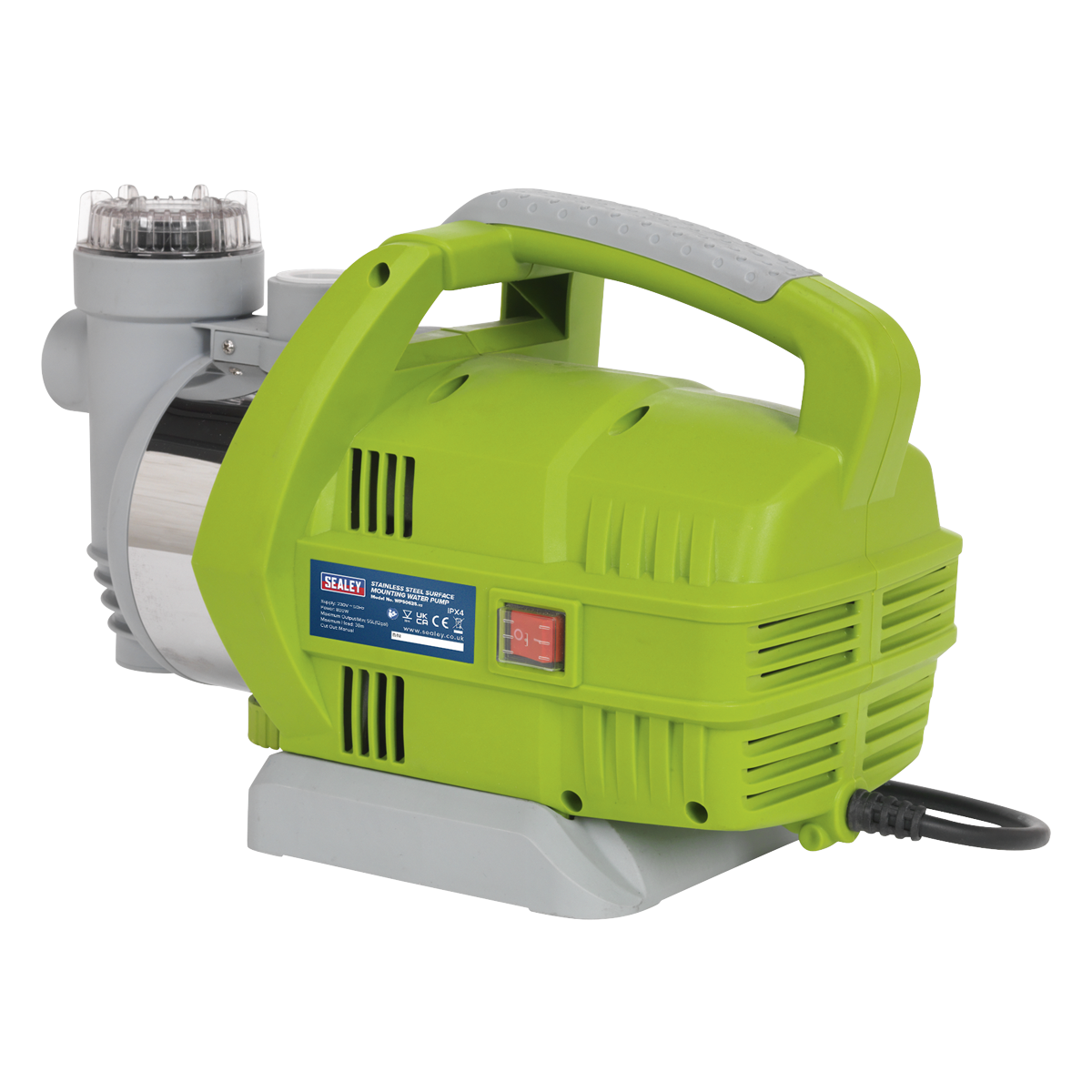 Stainless Steel Surface Mounting Water Pump, 55L/min, 800W (WPS062S)