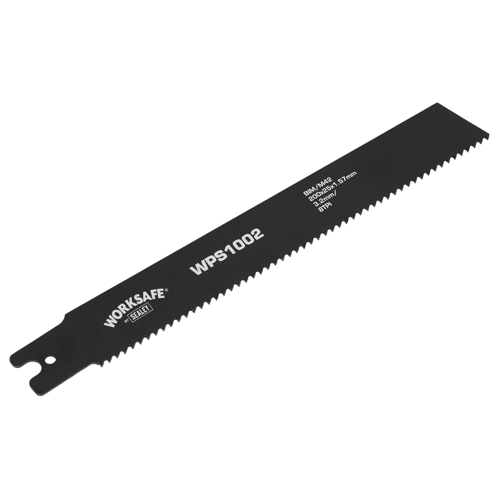 Worksafe® Pipe Saw Blade 200 x 25 x 1.7mm 8tpi - Pack of 5