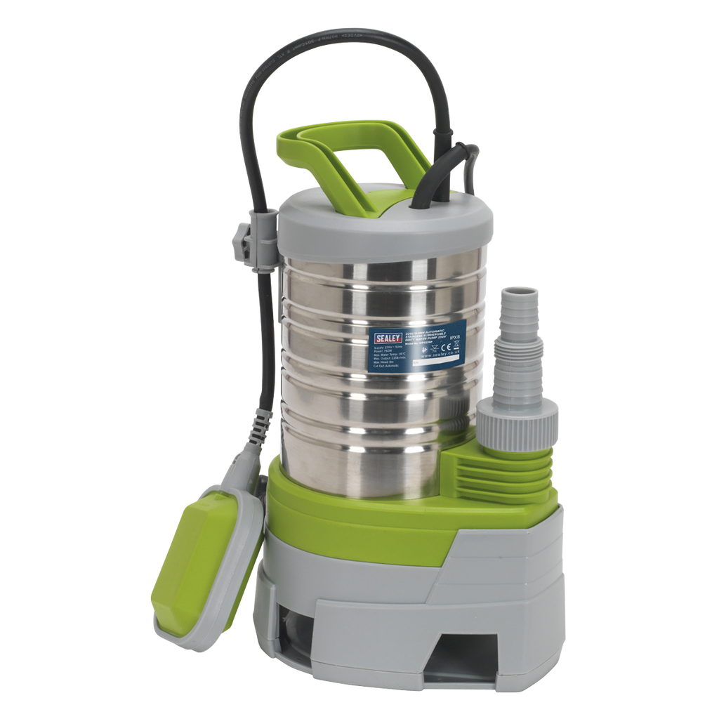 Automatic Submersible Stainless Dirty Water Pump, 225L/min (WPS225P)