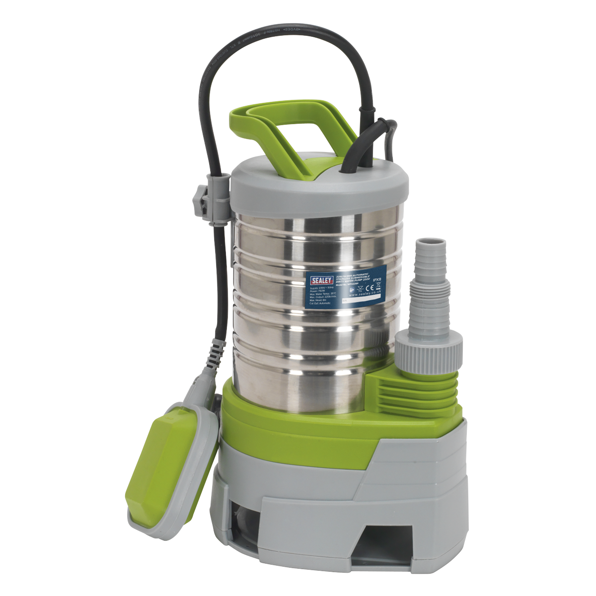 Submersible Stainless Water Pump Automatic Dirty Water 225L/min 230V