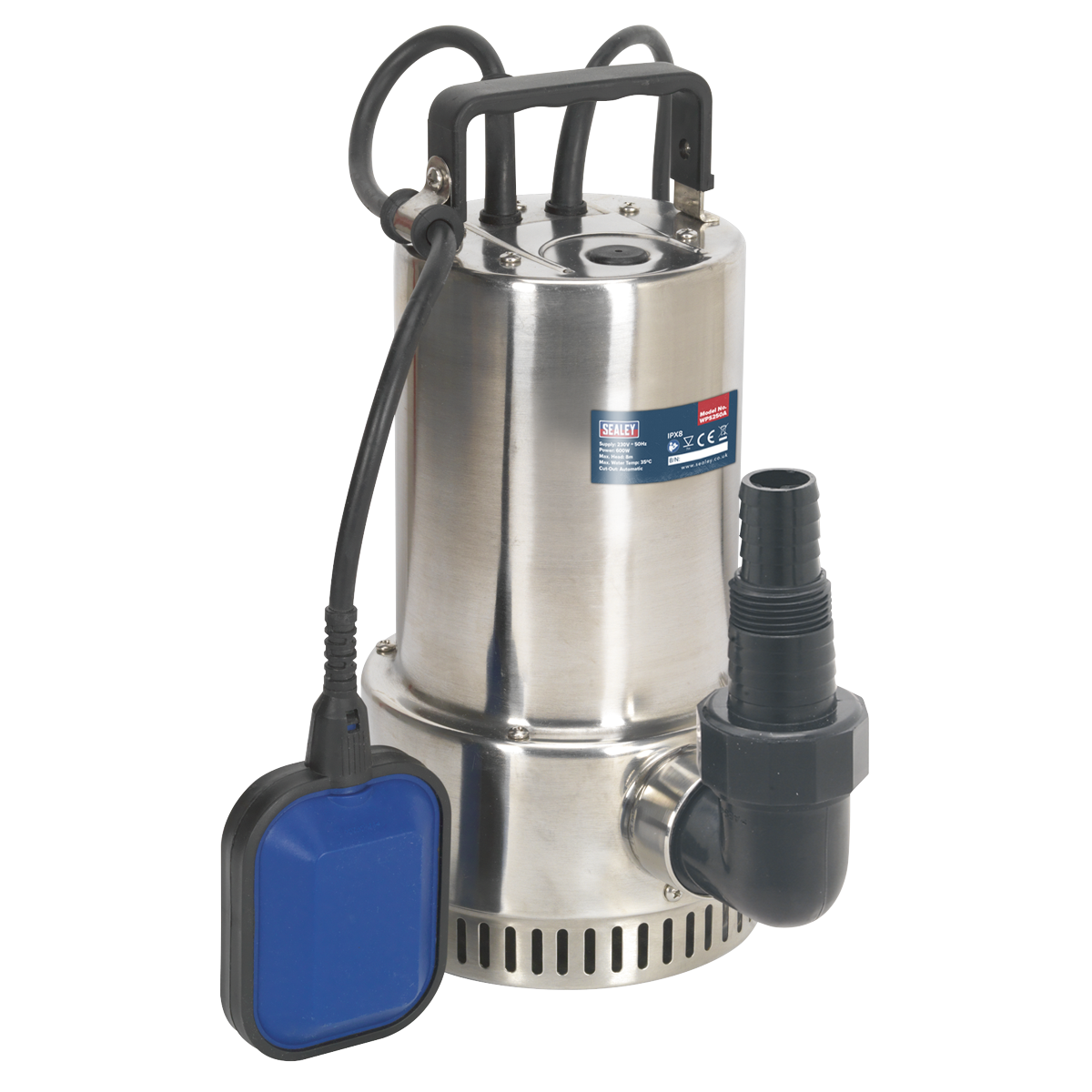 Automatic Submersible Stainless Water Pump, 250L/min (WPS250A)