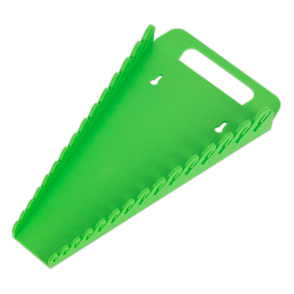 Premier Spanner Rack, 15 Spanners Capacity, Hi-Vis Green (WR08HV)