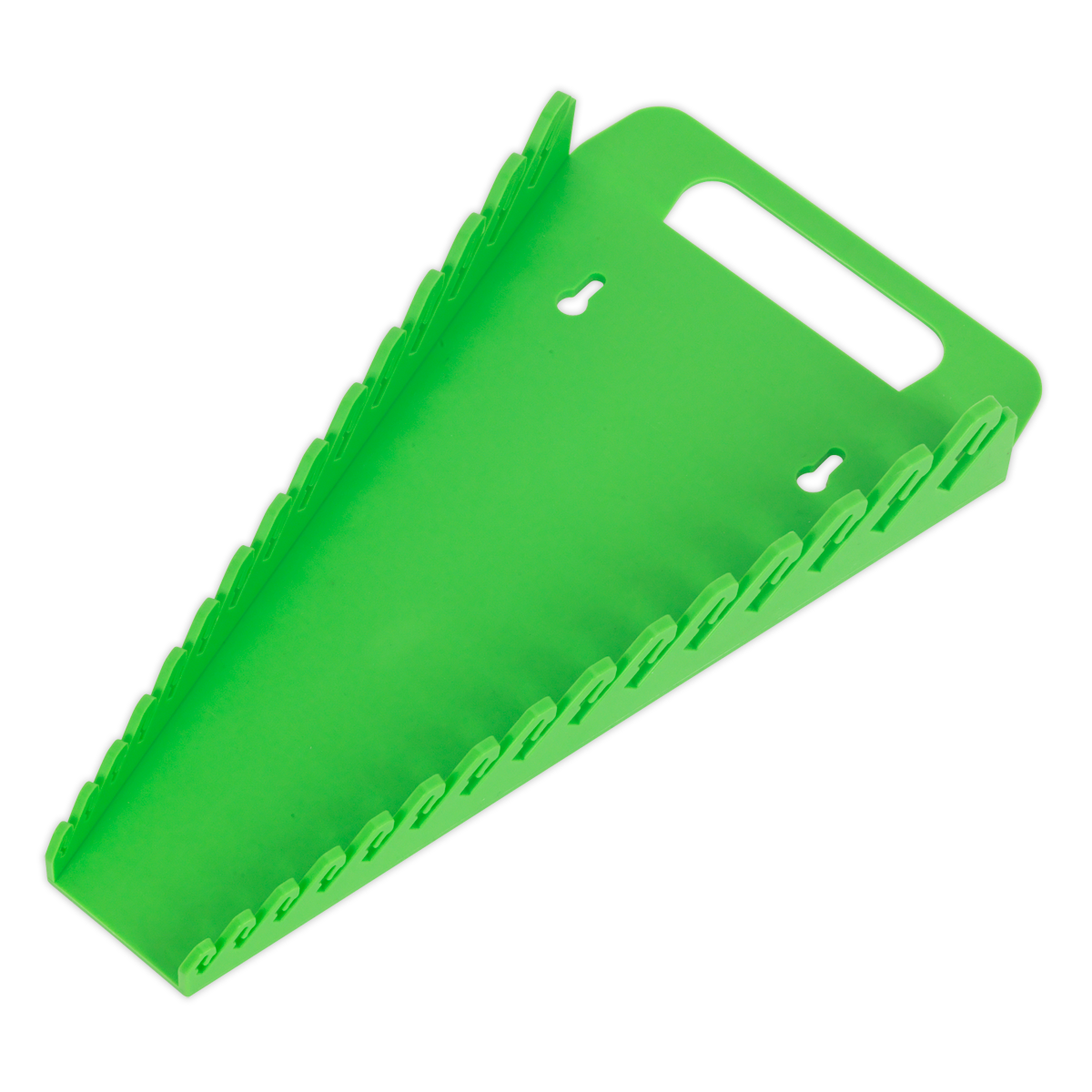Premier Spanner Rack Capacity 15 Spanners - Hi-Vis Green