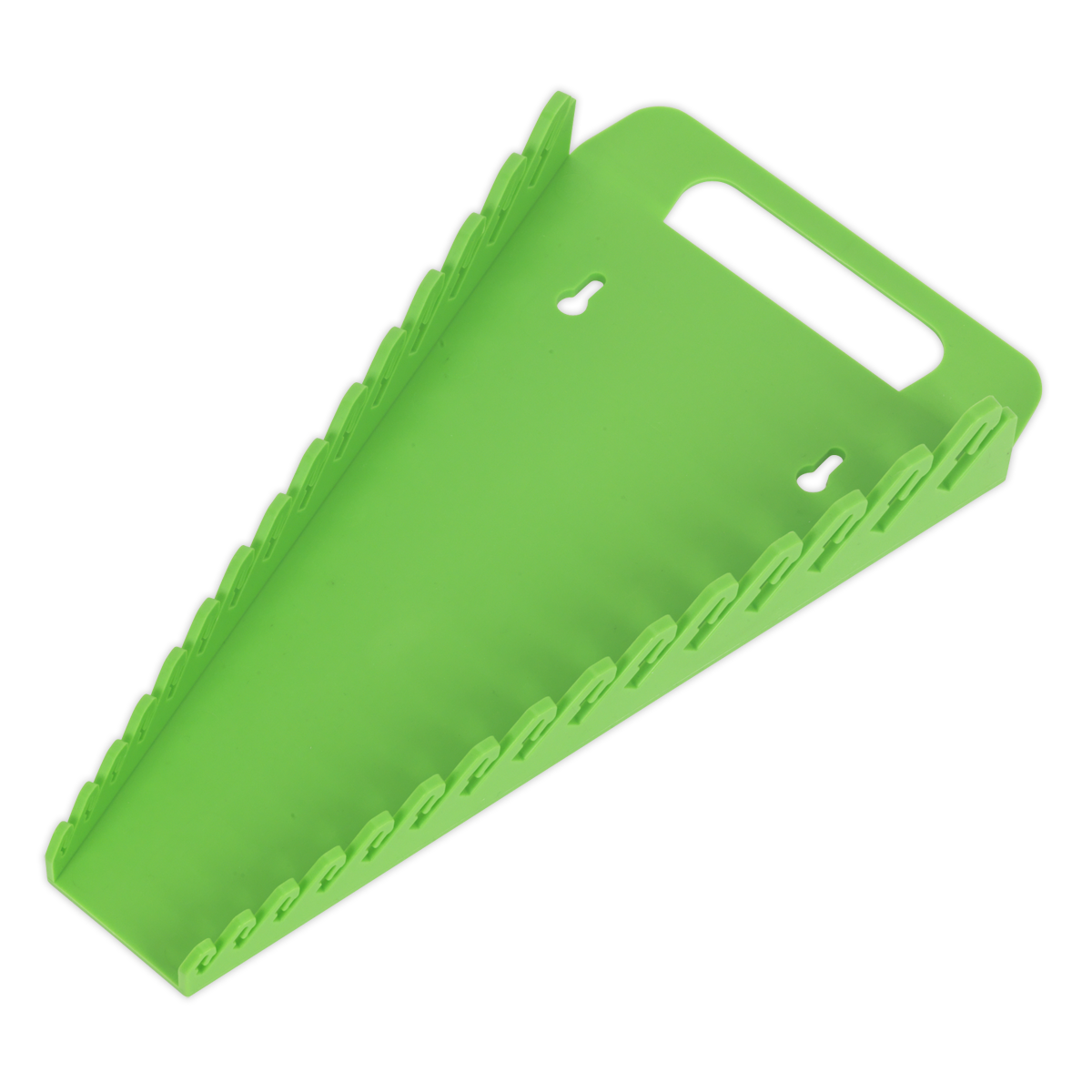 Premier Spanner Rack, 15 Spanners Capacity, Hi-Vis Green (WR08HV)