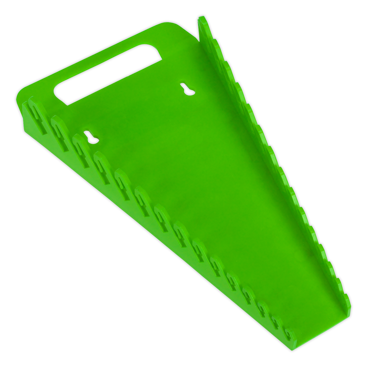 Premier Spanner Rack, 15 Spanners Capacity, Hi-Vis Green (WR08HV)