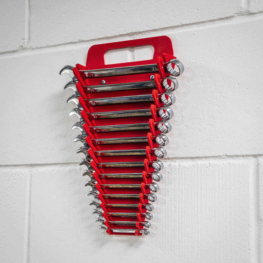 Premier Spanner Rack, 15 Spanners Capacity, Red (WR08)
