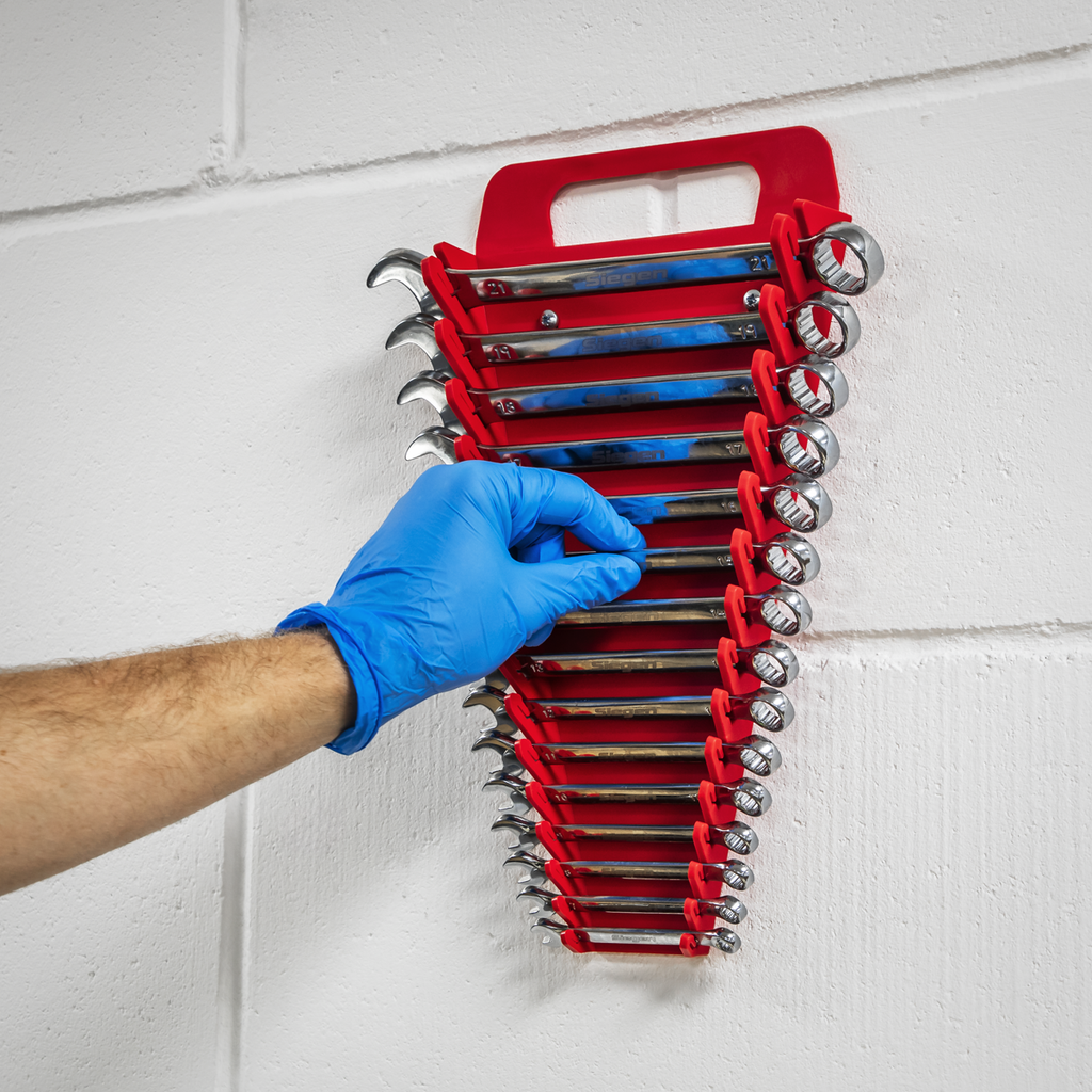 Premier Spanner Rack, 15 Spanners Capacity, Red (WR08)
