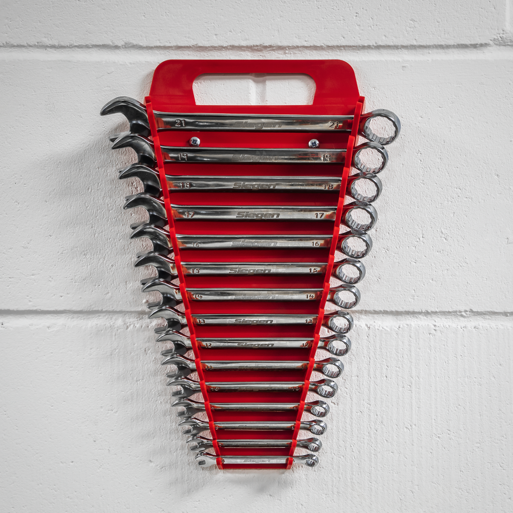 Premier Spanner Rack, 15 Spanners Capacity, Red (WR08)