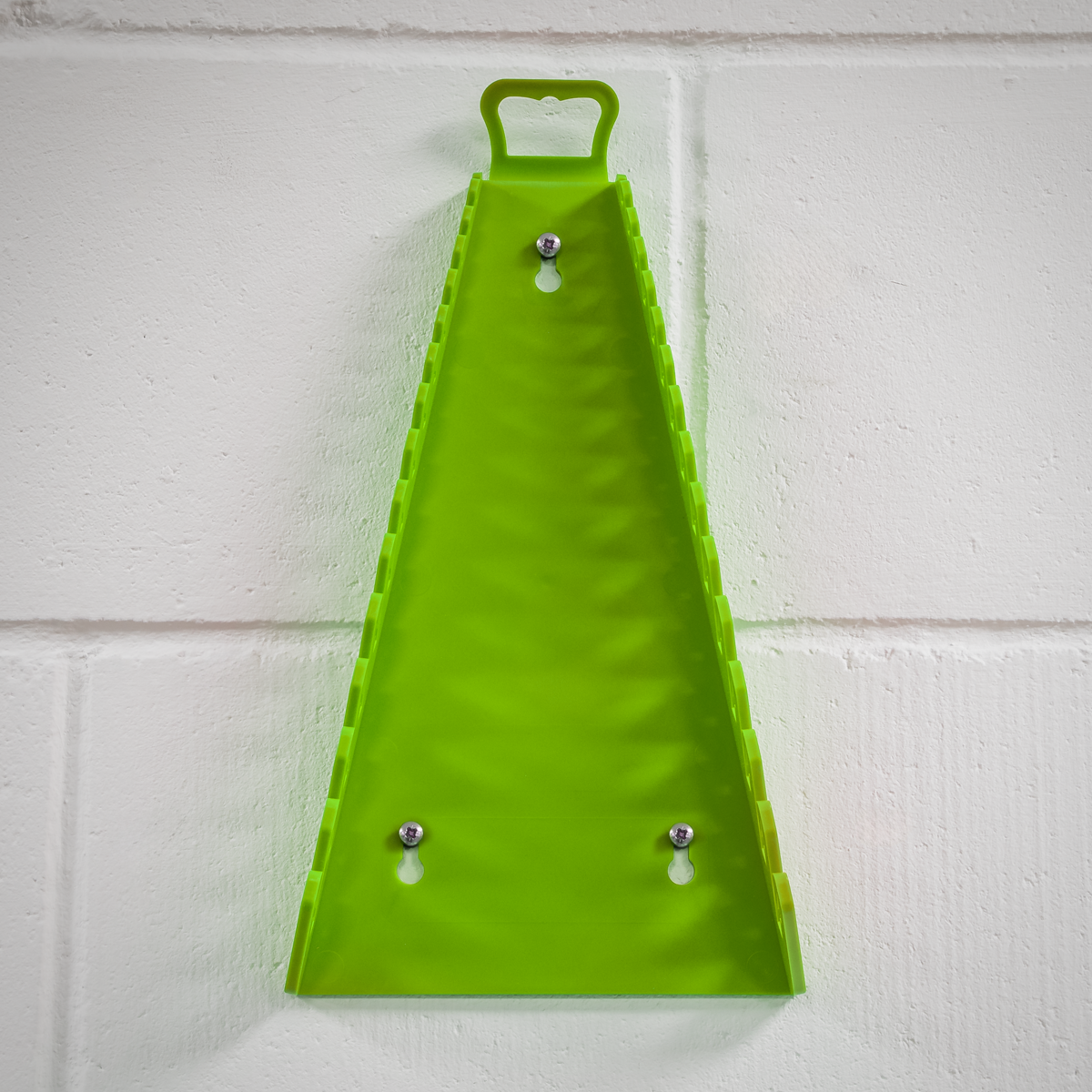Premier Reverse Spanner Rack, 15 Spanners Capacity, Hi-Vis Green (WR09HV)