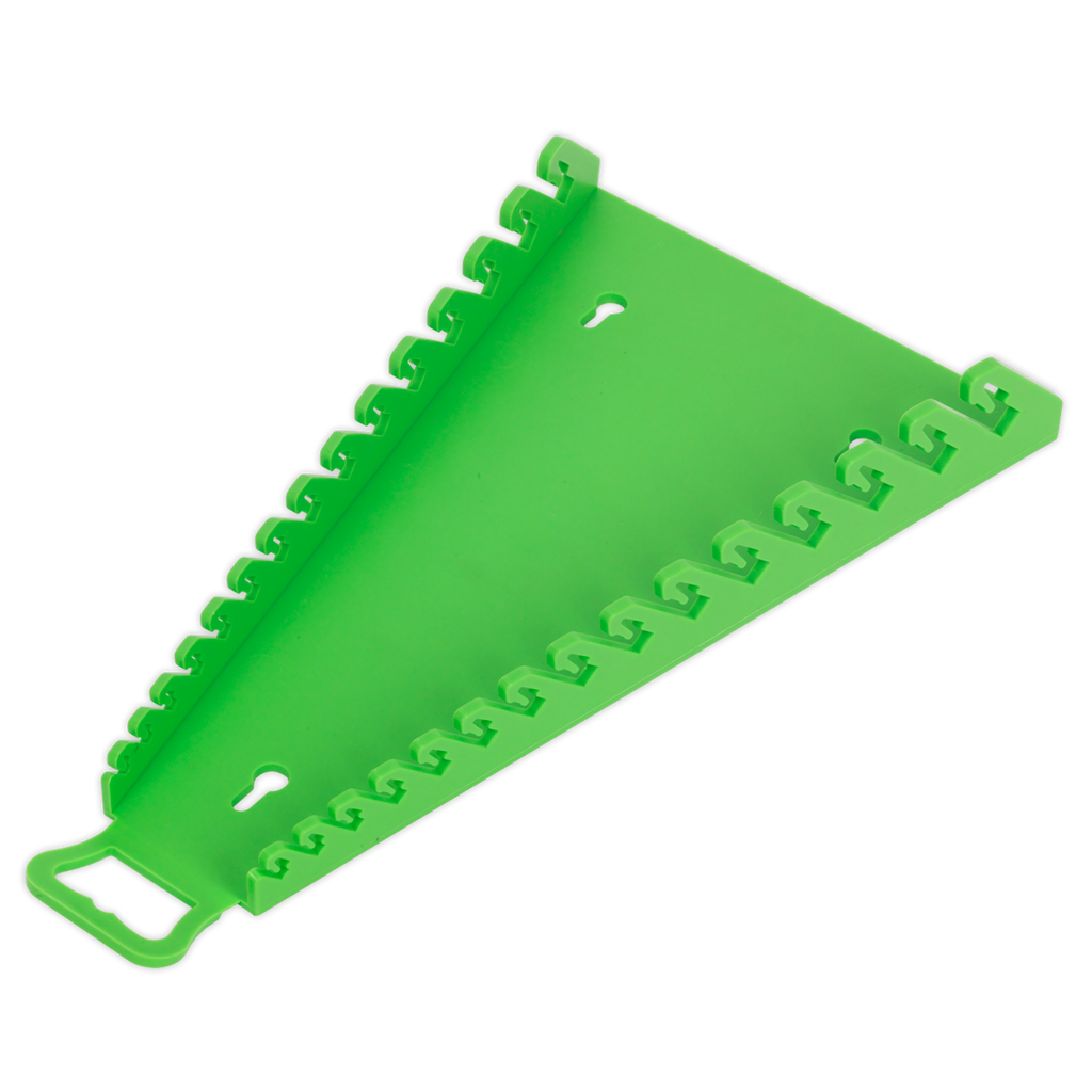Premier Reverse Spanner Rack, 15 Spanners Capacity, Hi-Vis Green (WR09HV)