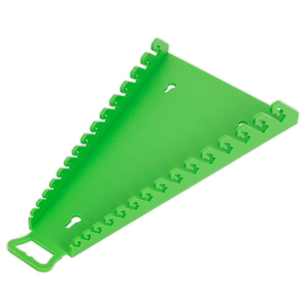 Premier Reverse Spanner Rack Capacity 15 Spanners - Hi-Vis Green