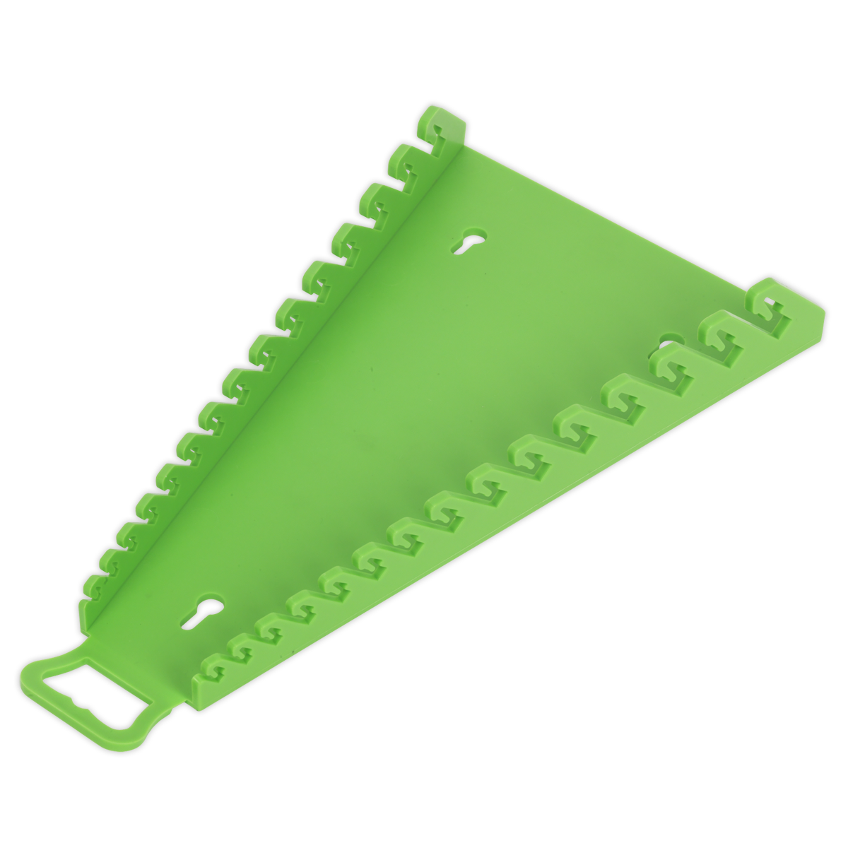 Premier Reverse Spanner Rack, 15 Spanners Capacity, Hi-Vis Green (WR09HV)