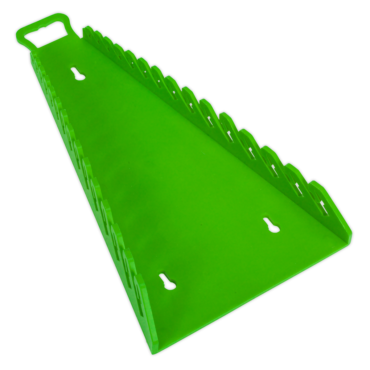 Premier Reverse Spanner Rack, 15 Spanners Capacity, Hi-Vis Green (WR09HV)