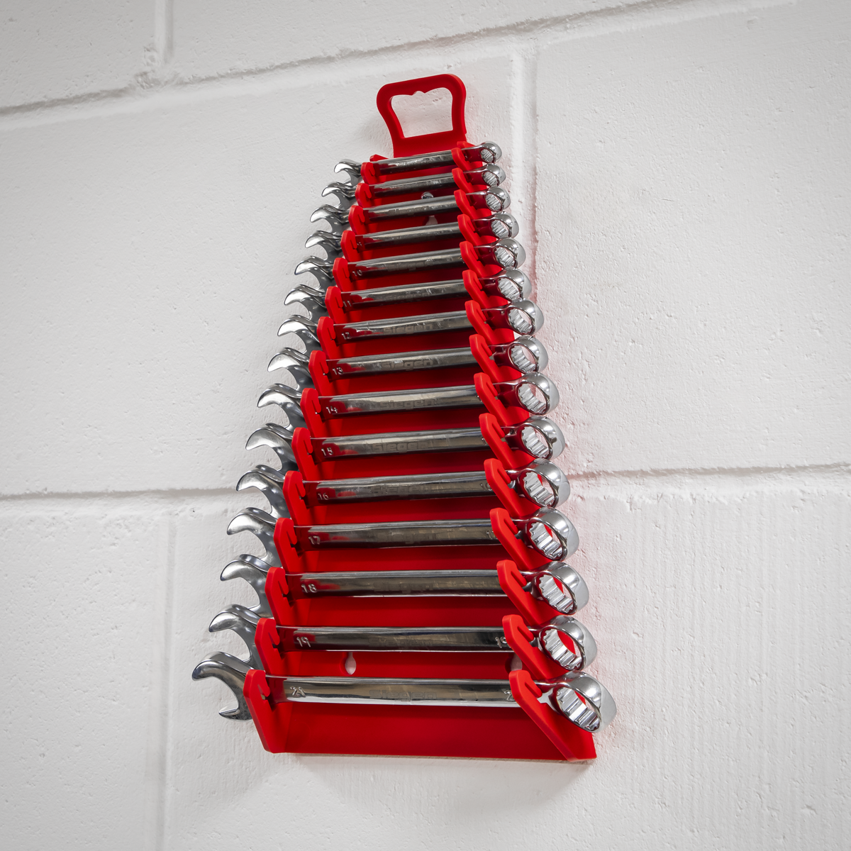 Premier Reverse Spanner Rack, 15 Spanners Capacity, Red (WR09)