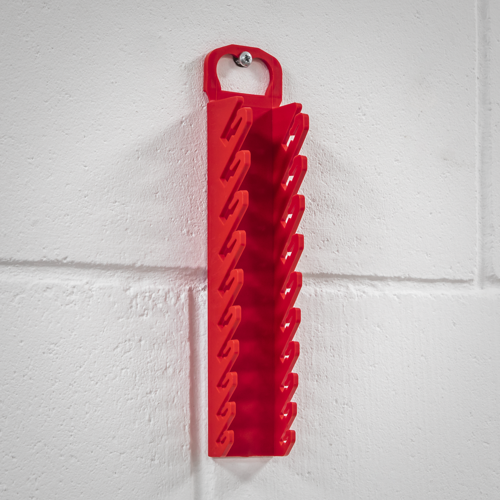 Premier Spanner Rack, 10 Stubby Spanners Capacity, Red (WR10)