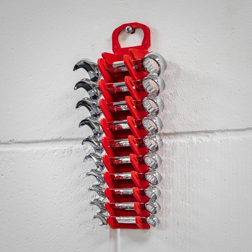 Premier Spanner Rack, 10 Stubby Spanners Capacity, Red (WR10)