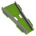 Premier Reversible Spanner Rack, 16pc, Hi-Vis Green (WR11HV)