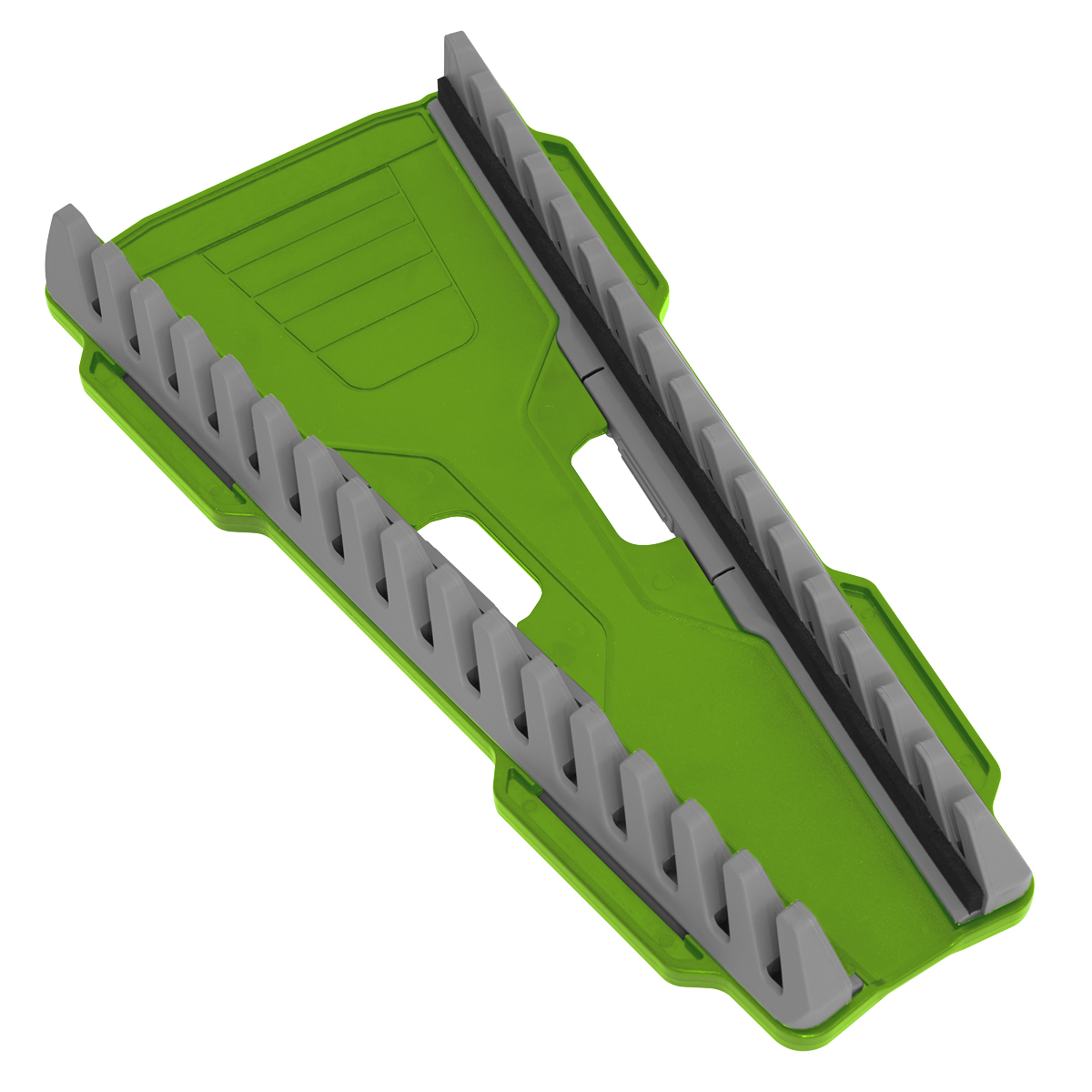 Premier Reversible Spanner Rack 16pc - Hi-Vis Green