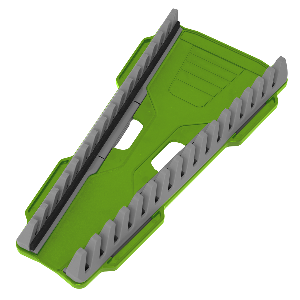 Premier Reversible Spanner Rack, 16pc, Hi-Vis Green (WR11HV)