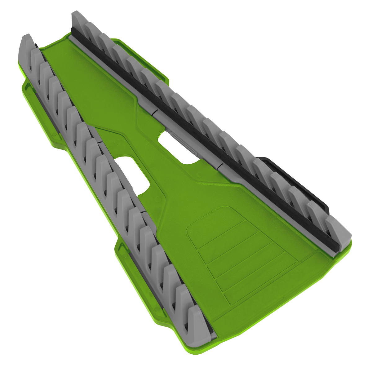 Premier Reversible Spanner Rack 16pc - Hi-Vis Green