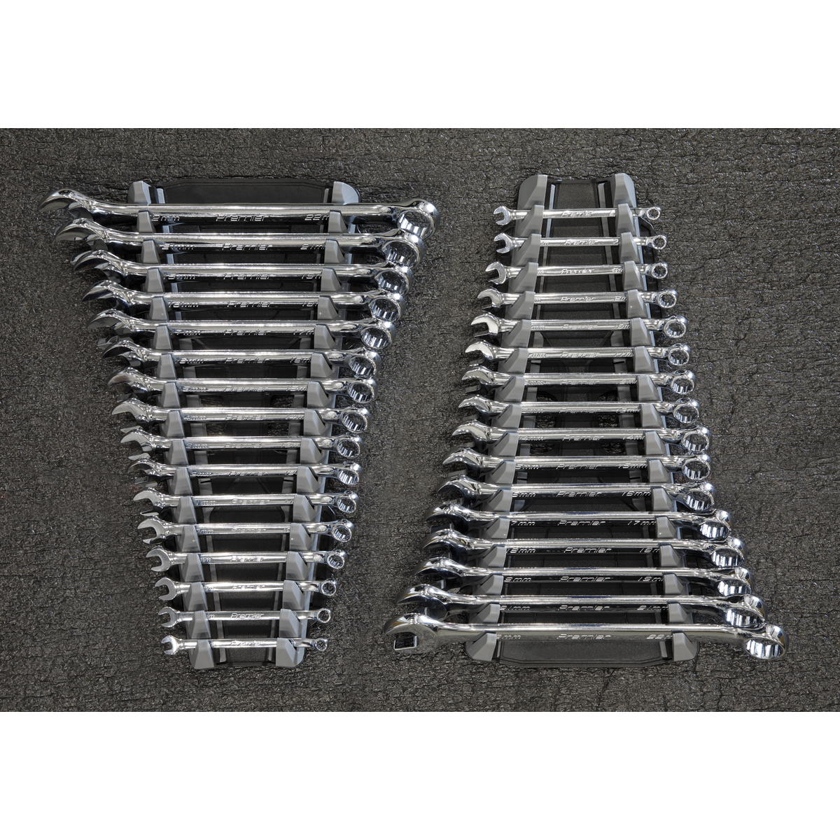 Premier Reversible Spanner Rack, 16pc, Black (WR11)