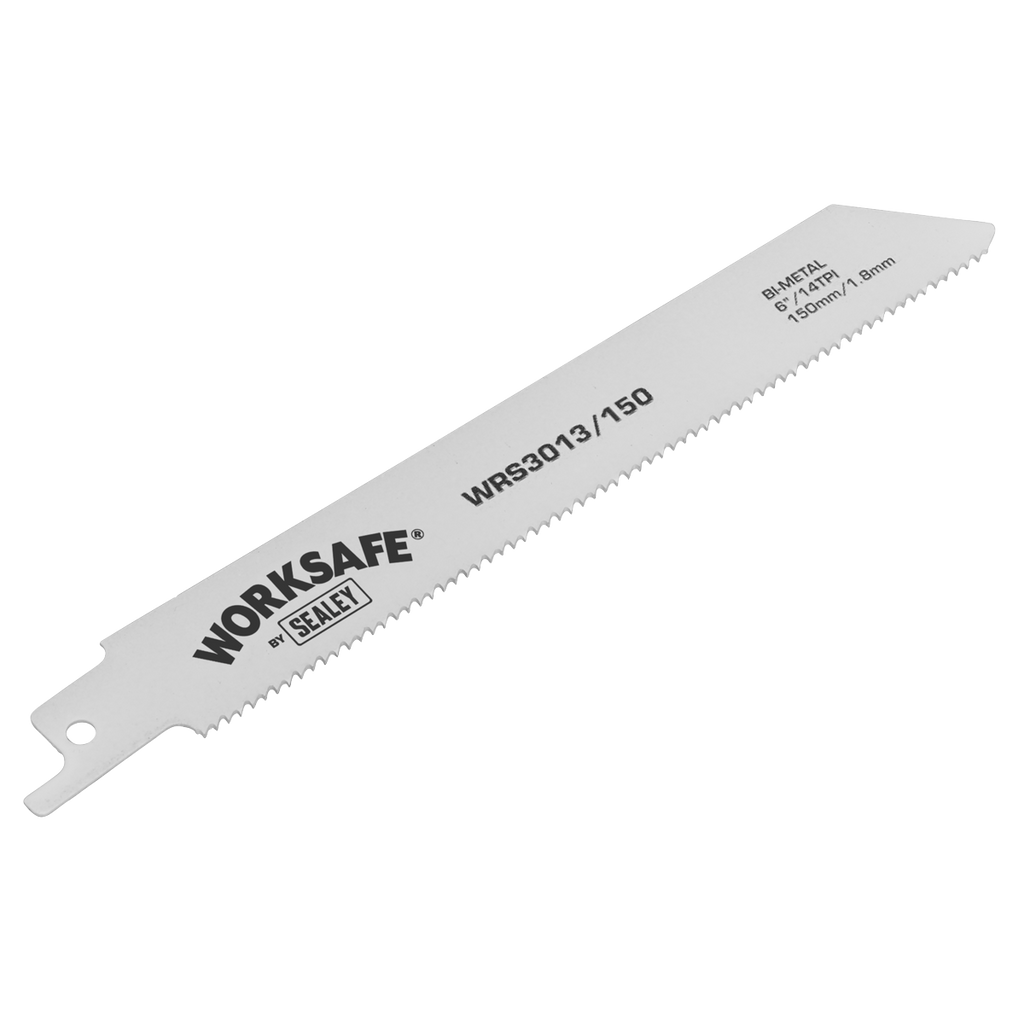 Worksafe® Reciprocating Saw Blade 150mm 14tpi - Pack of 5