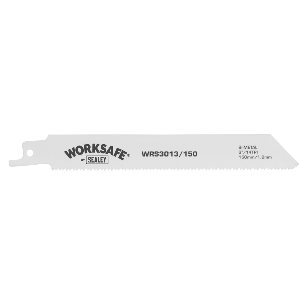 Worksafe® Reciprocating Saw Blade 150mm 14tpi - Pack of 5
