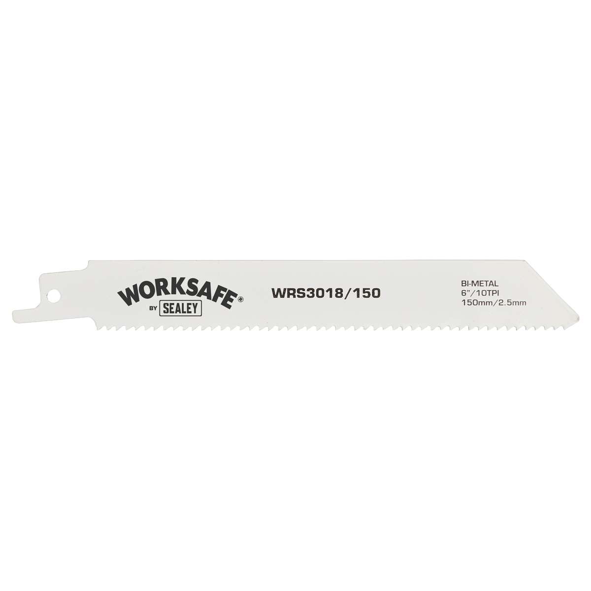 Worksafe® Reciprocating Saw Blade 150mm 10tpi - Pack of 5