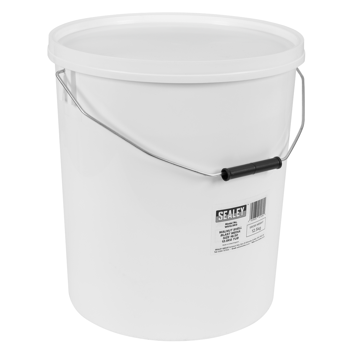 Walnut Shell Blast Media - Size 16/30 - 12.5kg Tub