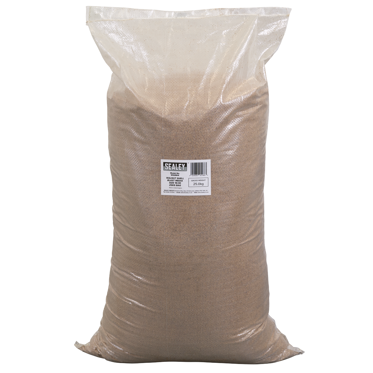 Walnut Shell Blast Media - Size 16/30 - 25kg Bag