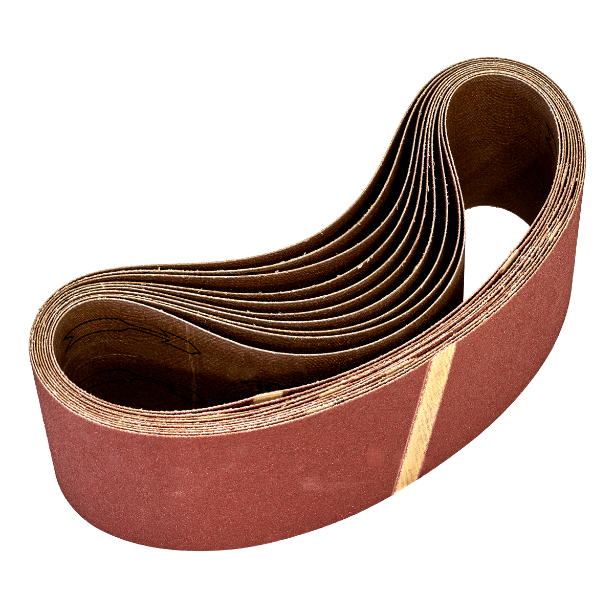 Worksafe® 75 x 533mm Sanding Belt 120Grit - Pack of 10