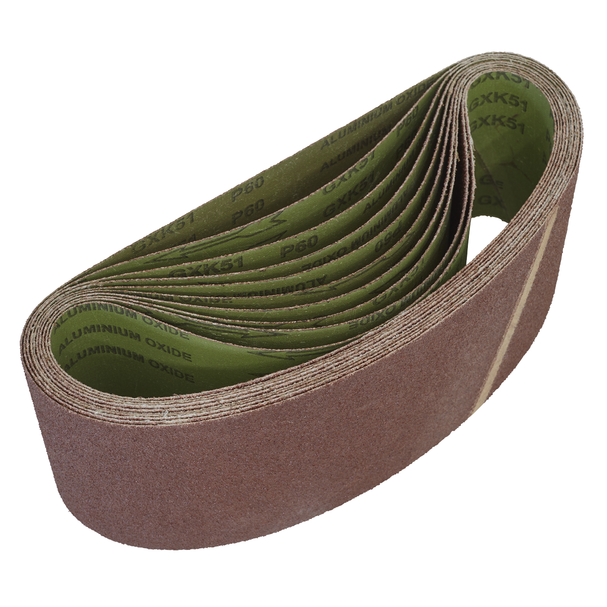 Worksafe® 100 x 610mm Sanding Belt 60Grit - Pack of 10