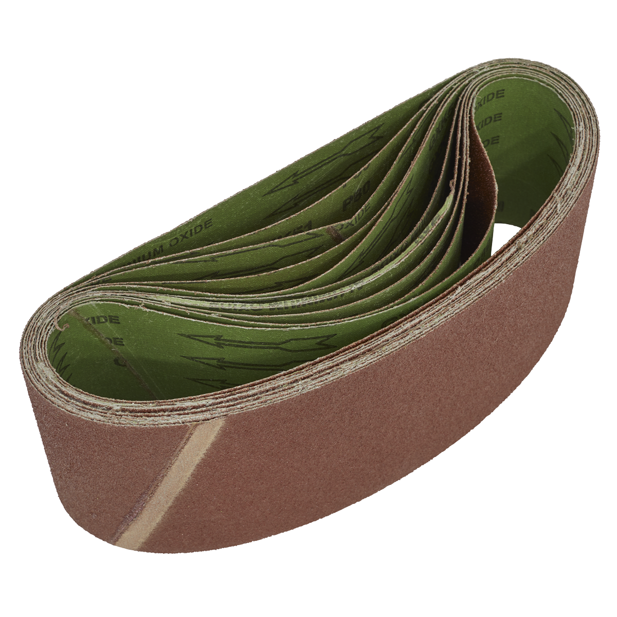 Worksafe® 100 x 610mm Sanding Belt 80Grit - Pack of 10
