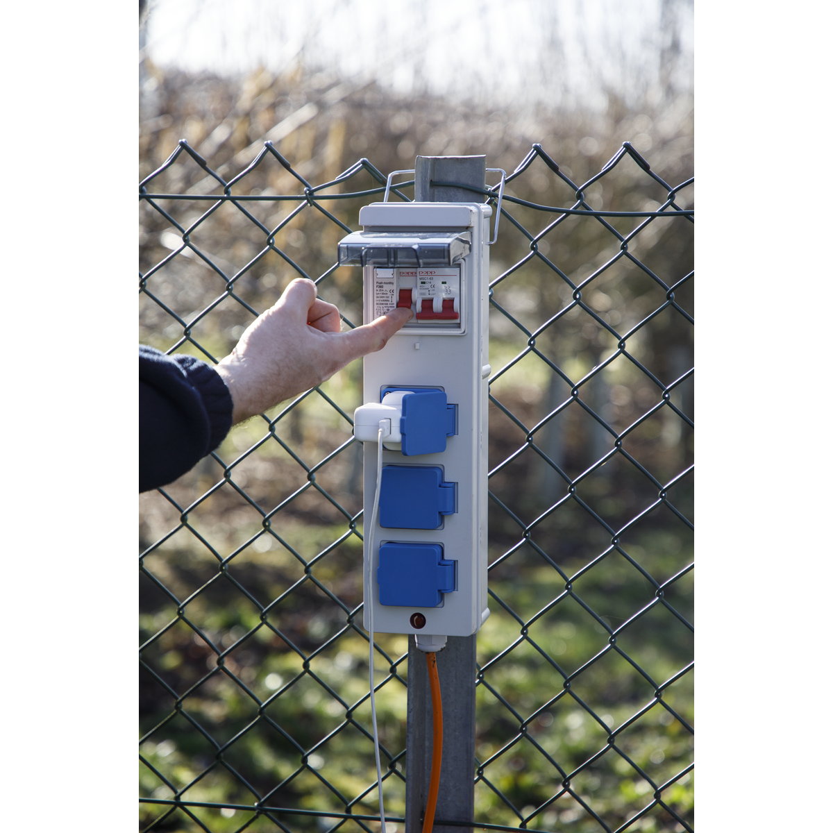 Caravan & Camping Mains Unit 15m with RCD