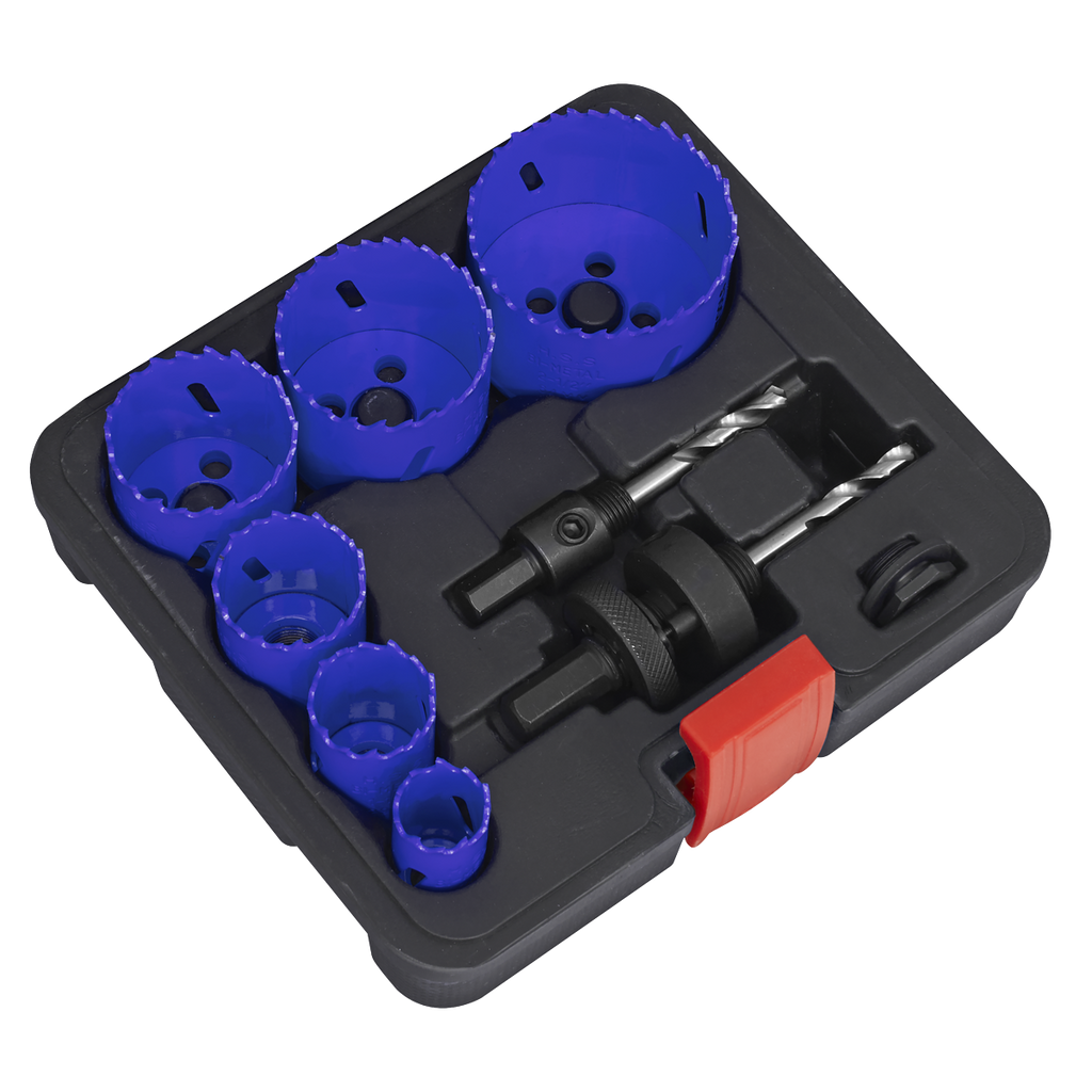 Electrician's Hole Saw Kit 9pc
