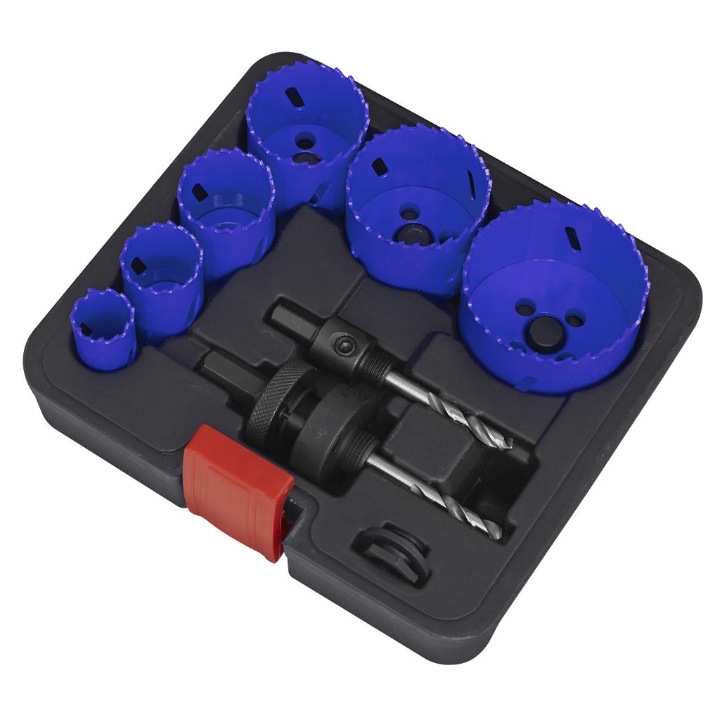 Electrician's Hole Saw Kit 9pc